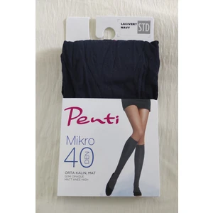 Mıkro 40 Den Orta Kalın Mat Pantolon ( Diz Altı ) Çorap 6'lı