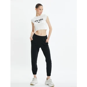 Basic Jogger Eşofman Altı  Beli Bağlamalı Cepli