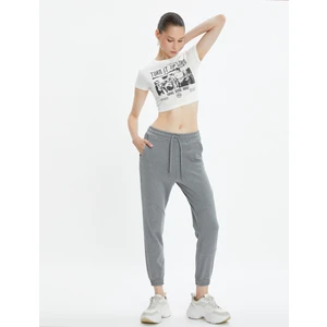 Basic Jogger Eşofman Altı  Beli Bağlamalı Cepli