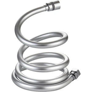 Yüksek Kaliteli Kaplama Sağlam Kopmaz Spiral Hortum Pvc Armatürü ve Duş Başlığı Krom Kaplı Banyo Duş Hortumu