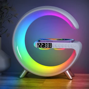 Smart Light Saund Machine Kablosuz Şarj Özellikli LED Akıllı Gece Lambası Ses Makinesi