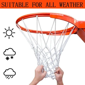 Profesyonel Kalın Basketbol Filesi 22 mm Çapında  288 Gram 1 Adet Basketbol Ağı