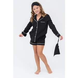 Lolli Boom Kids Kız Çocuk Organik Pamuk Kısa Kol Uzun Kol Çoklu Parçalı Pijama Takımı