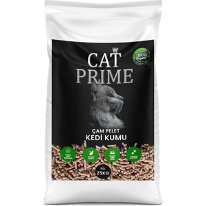Cat Prime Kedi Kumu %100 Organik Çam Kokulu Çam Peleti 6 mm 50 Lt (25KG)