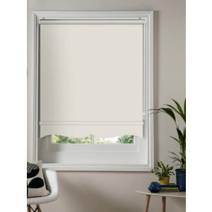 Panama Ekstra Kalın Alüminyum Kasalı Lüks Güneşlik Stor Perde Yüksek Kaliteli- Krem