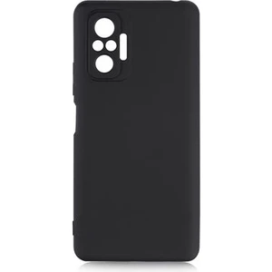 Techno Guru Redmi Note 10 Pro Içi Kadife Dolgulu Şık Candy Lansman Silikon Kılıf