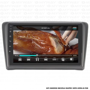Skoda Rapid Android 12 Multimedya Carplay 4gb RAM+64GB HDD Navigasyon Ekran