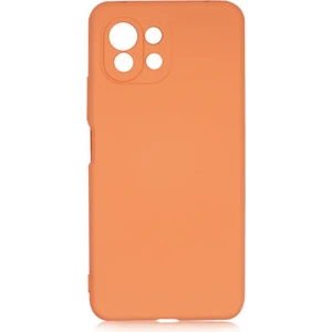 Techno Guru Xiaomi Mi 11 Lite Içi Kadife Dolgulu Şık Candy Lansman Silikon Kılıf