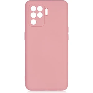 Techno Guru Oppo Reno 5 Lite Içi Kadife Dolgulu Şık Candy Lansman Silikon Kılıf