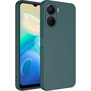 Techno Guru Vivo Y16 Içi Kadife Dolgulu Şık Candy Lansman Silikon Kılıf