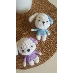 3'lü Minik Amigurumi Oyuncak Köpekler