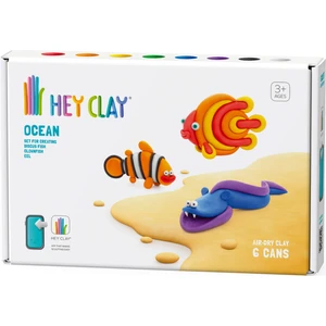 HEY CLAY Hava ile Kuruyan Kil (6'lı Kutu) - Okyanus (Palyaço Balığı, Discus Balığı, Yılan Balığı)