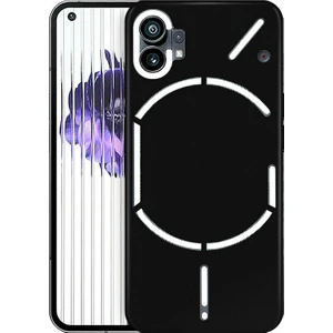 Nothing Phone 1 Elektrocase Serisi Silikon Kılıf - Siyah AL3340