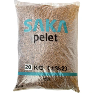 Saka Pelet Organik Çam Peleti Yakıtı 20 Kg (40 Lt) 6 mm