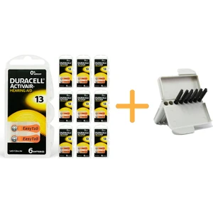 Duracell Activair 13 Numara Işitme Cihazı Pili (10 Paket x 6 Adet = 60 Adet Pil) + Hediye Işitme Cihazı Filtresi