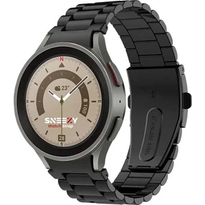 Samsung Galaxy Watch 6 40 43 44 47MM Uyumlu Kavisli Ironweft Döküm Çelik Metal Kordon