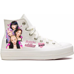 Amazoon Desing Blackpink Jisoo Lisa Jennie Baskılı Spor Ayakkabı