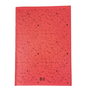 60 Yaprak Kareli Defter Plastik Kapak A-4 1 Adet Pp Kapak Büyük Boy Kareli Defter 60 Sayfa A4 Desenli Kapak