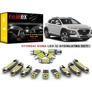 Hyundai Kona LED Iç Aydınlatma Ampul Seti Femex Parlak Beyaz