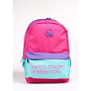 Pembe - Mavi Kadın Sırt Çantası Benetton 3712