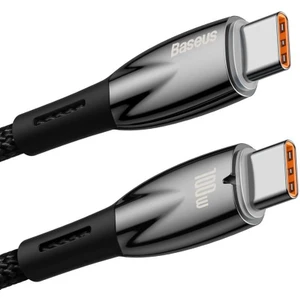 Super Şarj 1mt 100W Type-C Şarj Kablosu 480MBPS Veri Aktarım Huawei Samsung Xiaomi Şarj Kablosu