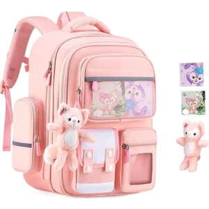 Ilkokul Kız Okul Çantası Hafif ve Rahat Sırt Çantası (Yurt Dışından)