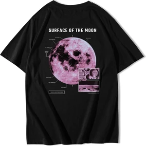 BRZ Collection Unisex Oversize Surface On The Moon T-Shirt
