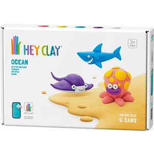 Hey Clay Hava ile Kuruyan Kil (6'lı Kutu) - Okyanus (Köpekbalığı, Ahtapot, Vatoz)