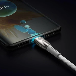 Süper Hızlı 100W 1 Metre Type C To Type Şarj ve Data Kablosu, Kopmaz Halat Kablo 480 MB Hızlı