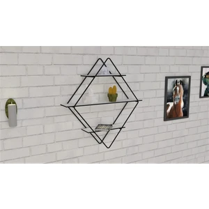 Rmd Shop Dekoratif Metal Duvar Askılı Raf-Banyo Rafı-Kitaplık