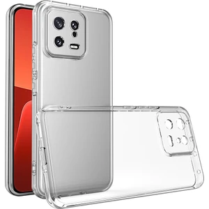 Case World Caseworld Xiaomi Mi 13 ile Uyumlu Kapak Kamera Korumalı Süper Silikon Şeffaf Kılıf