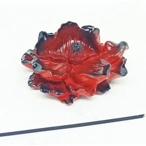 Craft Maket Lotus Çiçeği Çubuk Tütsülük Kırmızı