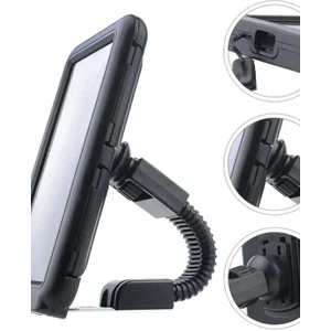 Motosiklet Kapalı Telefon Tutucu Sert Kapak Ayna Bağlantı Aparatı Scooter Unıversal Telefon Tutucu