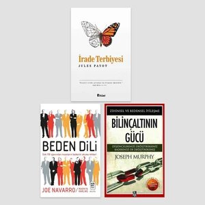 İrade Terbiyesi - Beden Dili - Bilinçaltının Gücü 3 Kitap