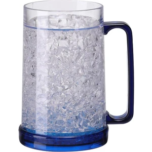 Kulp Bardak Bira Buz Bardağı Soğutma Kabı Plastik Çift Katmanlı Jel Bardak (Yurt Dışından)