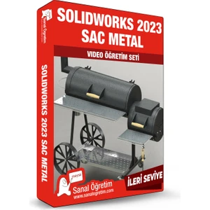 Sanal Öğretim Solidworks 2023 Sac Metal Video Öğretim Seti