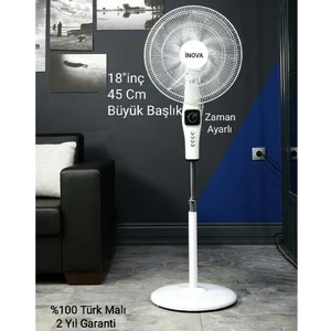 Sunday 18" 5 Pervaneli Zaman Ayarlı Vantilatör 65W