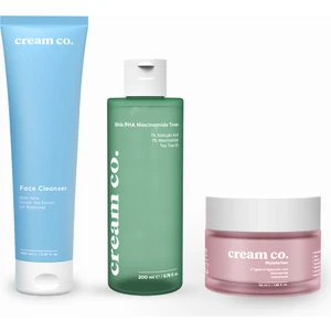 Cream Co. Pürüzsüzleştirici Matlaştırıcı Akne Bakım Seti