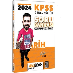 Hocawebde Yayınları 2024 KPSS Tarih Tamamı Çözümlü Soru Bankası
