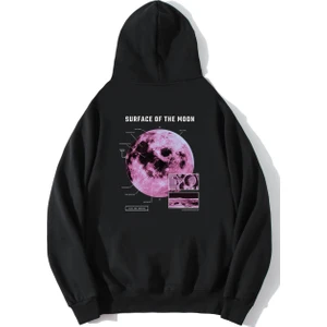 BRZ Collection Unisex Oversize Surface On The Moon Sweatshirt Hoodie