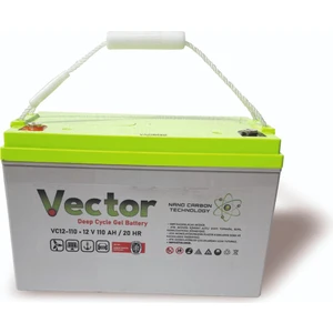 12 V 110 Ah Amper Jel Akü Deep Cycle Nanocarbon (ÜRETİM YILI: 2025)