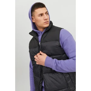 Jack & Jones Essentials Jjetoby Dik Yakalı Fermuarlı Regular Fit Şişme Yelek Erkek Yelek 12235861