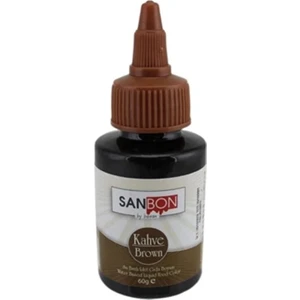 Gıda Boyası Su Bazlı Likit Sıvı Gıda Boyası 60 gr Kahve Renk