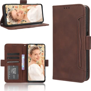 Telefon Kılıfı Oukitel C32 Kart Yuvalı Deri Telefon Kılıfı (Yurt Dışından)