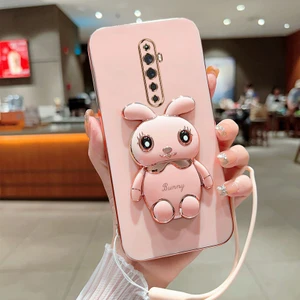 Oppo Reno 2z Elektroliz Tavşan Telefon Kılıfı (Yurt Dışından)