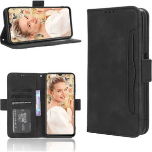 Telefon Kılıfı Oukitel C32 Kart Yuvalı Deri Telefon Kılıfı (Yurt Dışından)