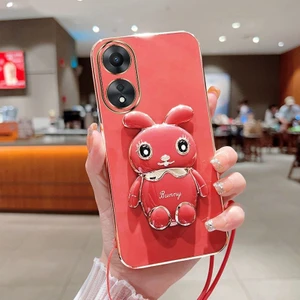 Oppo A58 5g Elektroliz Tavşan Telefon Kılıfı (Yurt Dışından)