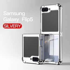 Samsung Galaxy Z Flip 5 Elektroliz Tampon Telefon Kılıfı Için Telefon Kılıfı (Yurt Dışından)
