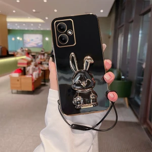 Xiaomi Redmi Note 12 Pro Plus Elektroliz Tavşan Telefon Kılıfı (Yurt Dışından)