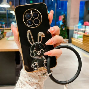Huawei Mate 50 Pro Elektroliz Tavşan Telefon Kılıfı (Yurt Dışından)